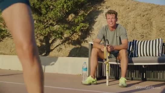 Тренер по теннису сумел затащить Sybil A в постель 1