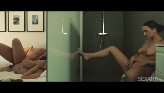 Муженек пристроил своей жене член прямо в душе 6