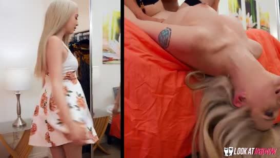 Пошлая Lexi Lore получает на милое личико смачный камшот 1